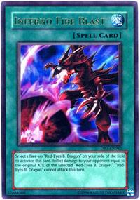 Inferno Fire Blast DR3-EN042 card from Dark Revelation Volume 3
