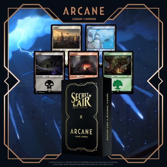 Secret Lair Drop: Secret Lair x Arcane: Lands - Non-Foil Edition card from Secret Lair Drop Series