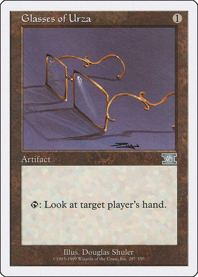 Glasses of Urza 287 card from Classic Sixth Edition