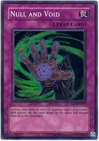 Null and Void DR3-EN057 card from Dark Revelation Volume 3