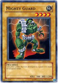 Mighty Guard DR3-EN062 card from Dark Revelation Volume 3