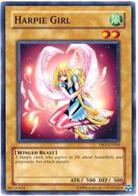 Harpie Girl DR3-EN064 card from Dark Revelation Volume 3