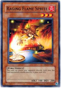 Raging Flame Sprite DR3-EN080 card from Dark Revelation Volume 3