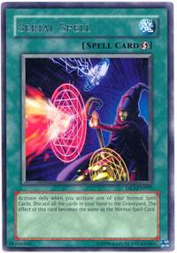 Serial Spell DR3-EN097 card from Dark Revelation Volume 3