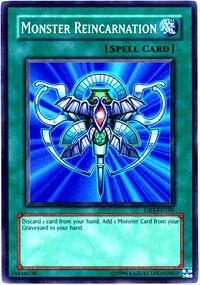 Monster Reincarnation DR3-EN105 card from Dark Revelation Volume 3