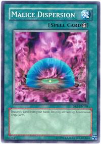 Malice Dispersion DR3-EN108 card from Dark Revelation Volume 3
