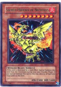 Sacred Phoenix of Nephthys DR3-EN125 card from Dark Revelation Volume 3