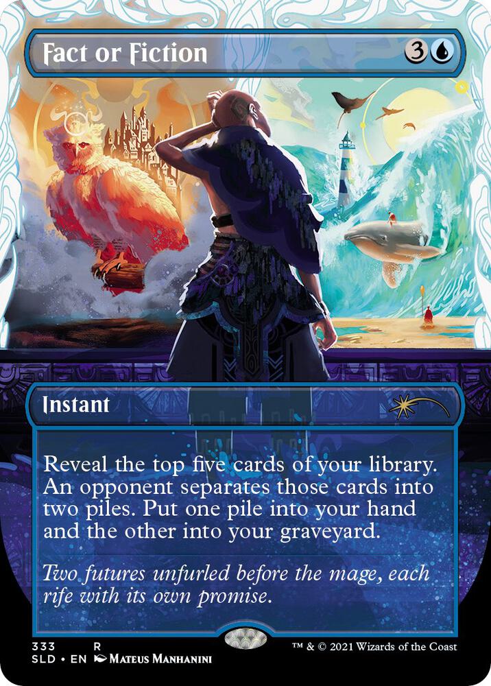 Fact or Fiction 333 card from Secret Lair Drop Series
