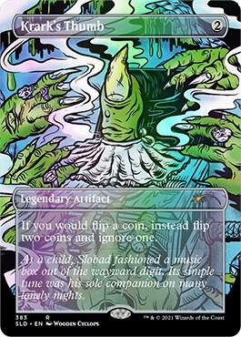 Krark's Thumb 383 card from Secret Lair Drop Series