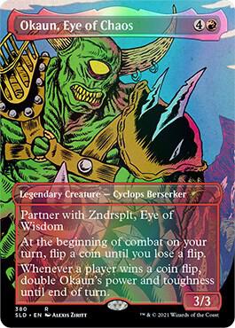 Okaun, Eye of Chaos 380 card from Secret Lair Drop Series