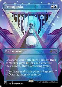 Propaganda 381 card from Secret Lair Drop Series