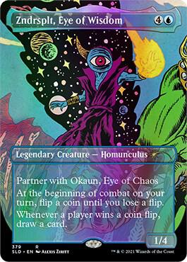 Zndrsplt, Eye of Wisdom 379 card from Secret Lair Drop Series