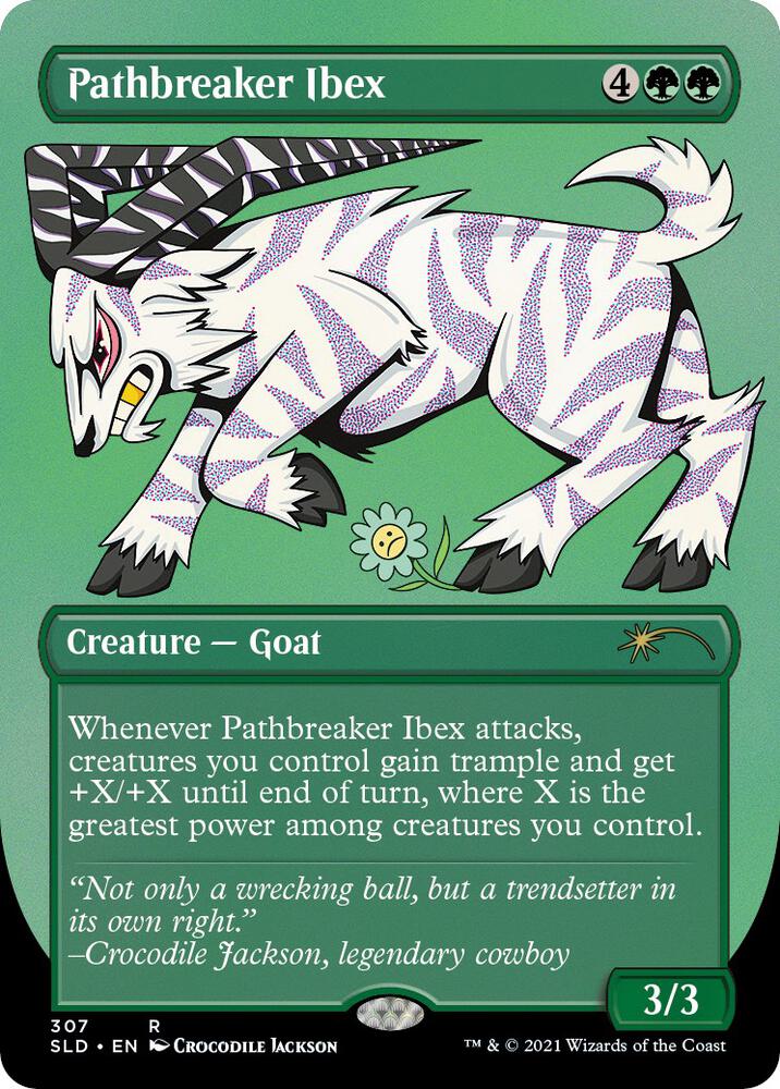 Pathbreaker Ibex 307 card from Secret Lair Drop Series