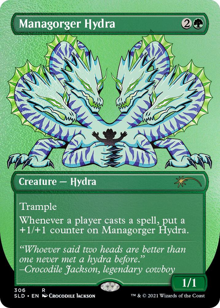 Managorger Hydra (Foil Etched) 306 card from Secret Lair Drop Series