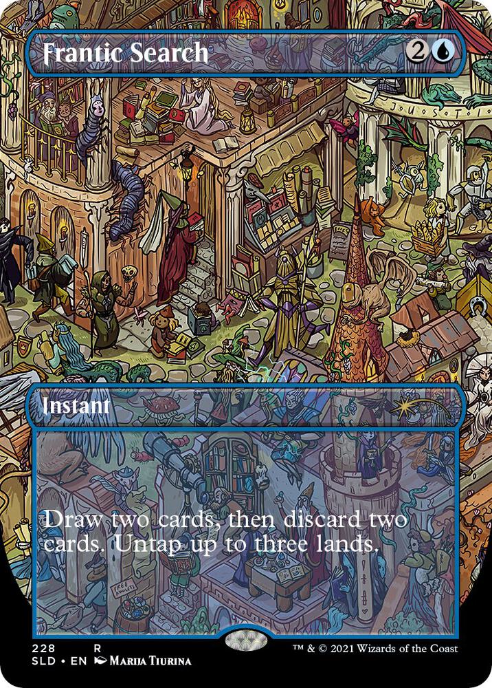 Frantic Search 228 card from Secret Lair Drop Series