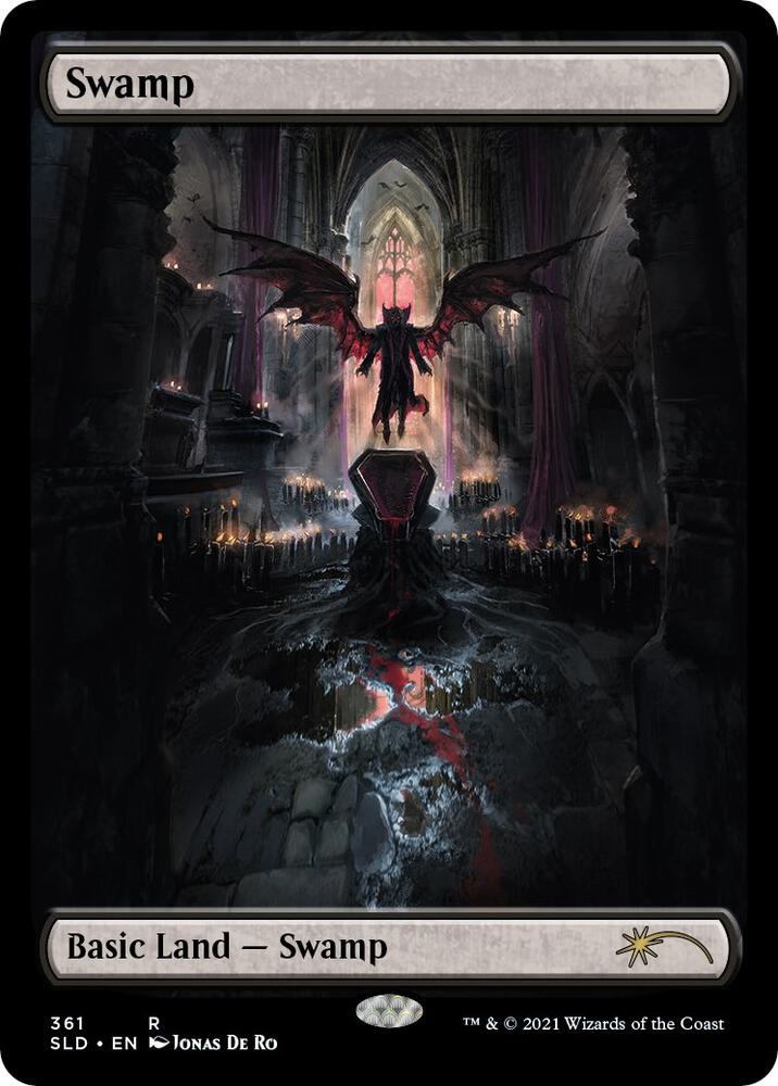 Swamp (The Dracula Lands) 361 card from Secret Lair Drop Series