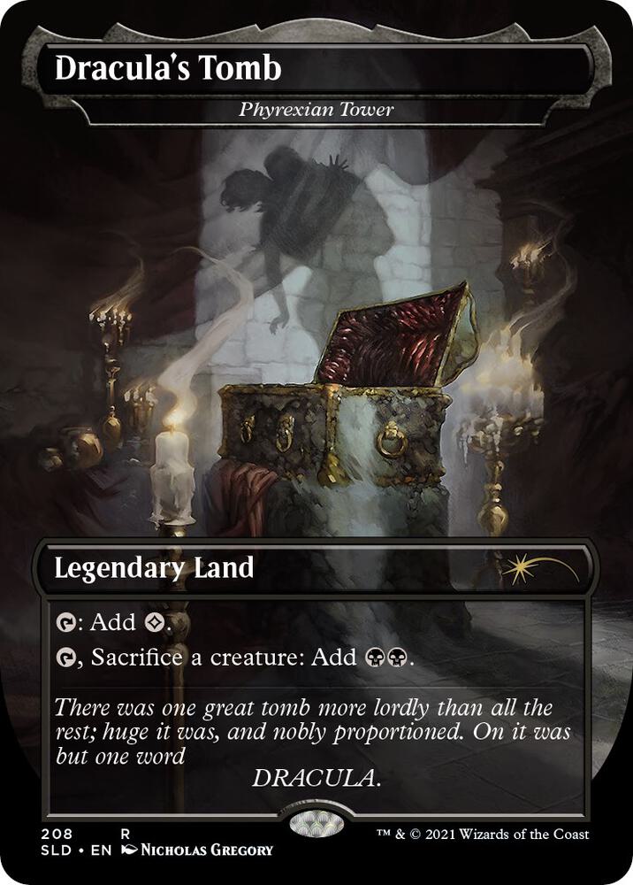 Dracula's Tomb - Phyrexian Tower 208 card from Secret Lair Drop Series