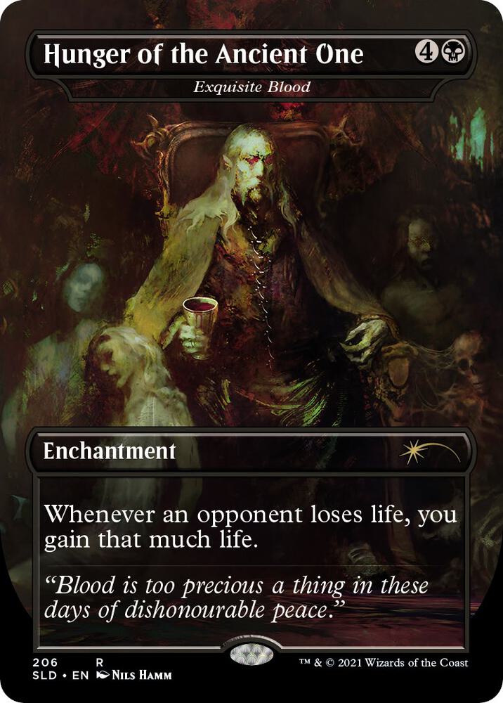 Hunger of the Ancient One - Exquisite Blood 206 card from Secret Lair Drop Series