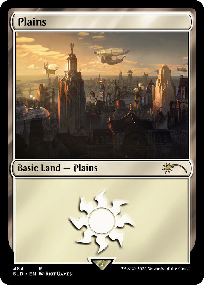 Plains (Secret Lair x Arcane: Lands) 484 card from Secret Lair Drop Series