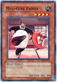Maji-Gire Panda DR3-EN132 card from Dark Revelation Volume 3