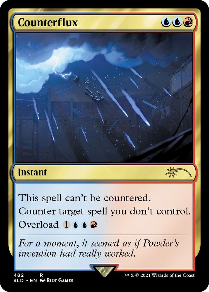 Counterflux 482 card from Secret Lair Drop Series