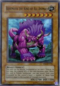Behemoth the King of All Animals DR3-EN134 card from Dark Revelation Volume 3
