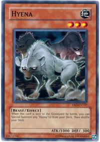 Hyena DR3-EN137 card from Dark Revelation Volume 3