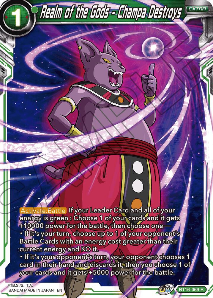 Realm of the Gods - Champa Destroys BT16-069 card from Realm of the Gods