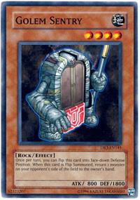 Golem Sentry DR3-EN145 card from Dark Revelation Volume 3