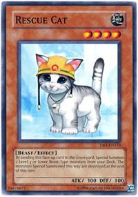 Rescue Cat DR3-EN153 card from Dark Revelation Volume 3