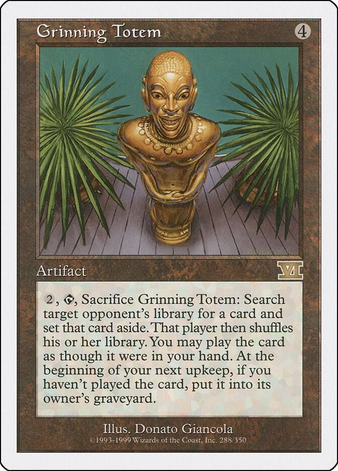 Grinning Totem 288 card from Classic Sixth Edition