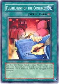 Fulfillment of the Contract DR3-EN166 card from Dark Revelation Volume 3