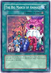 The Big March of Animals DR3-EN168 card from Dark Revelation Volume 3