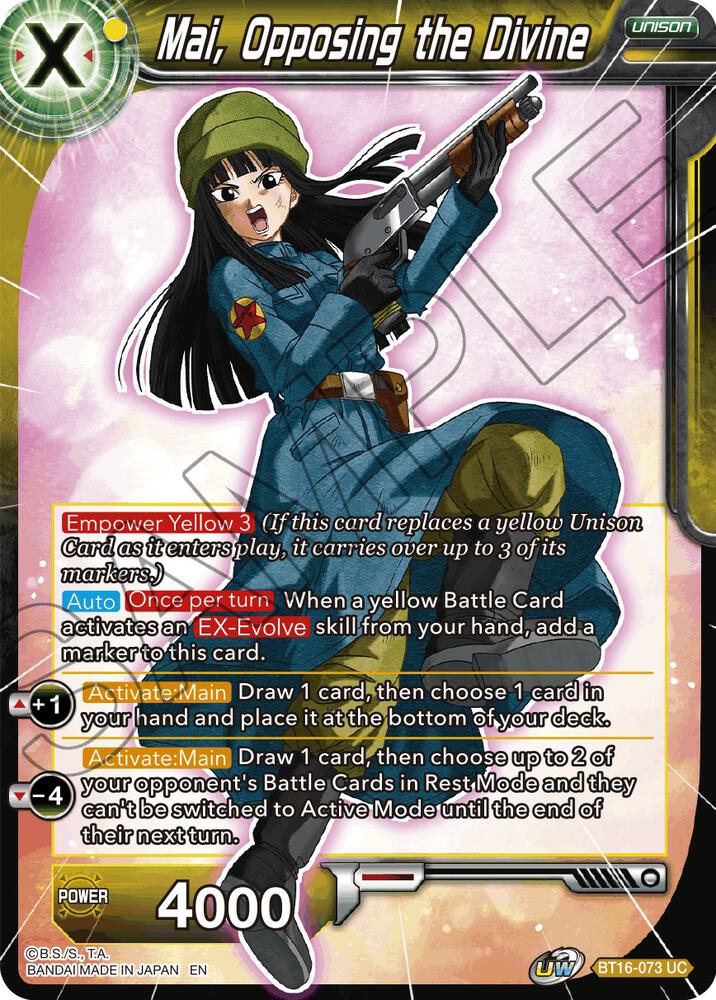 Mai, Opposing the Divine BT16-073 card from Realm of the Gods