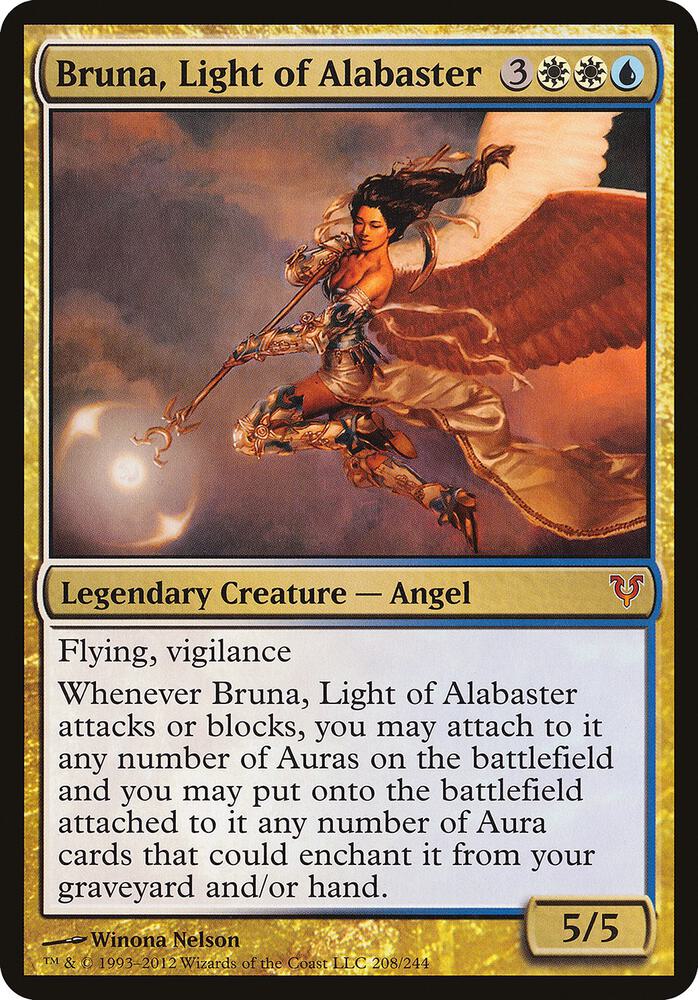 Bruna, Light of Alabaster (Open the Helvault) 208 card from Oversize Cards