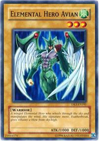 Elemental Hero Avian DR3-EN181 card from Dark Revelation Volume 3