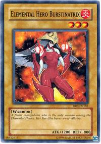 Elemental Hero Burstinatrix DR3-EN182 card from Dark Revelation Volume 3