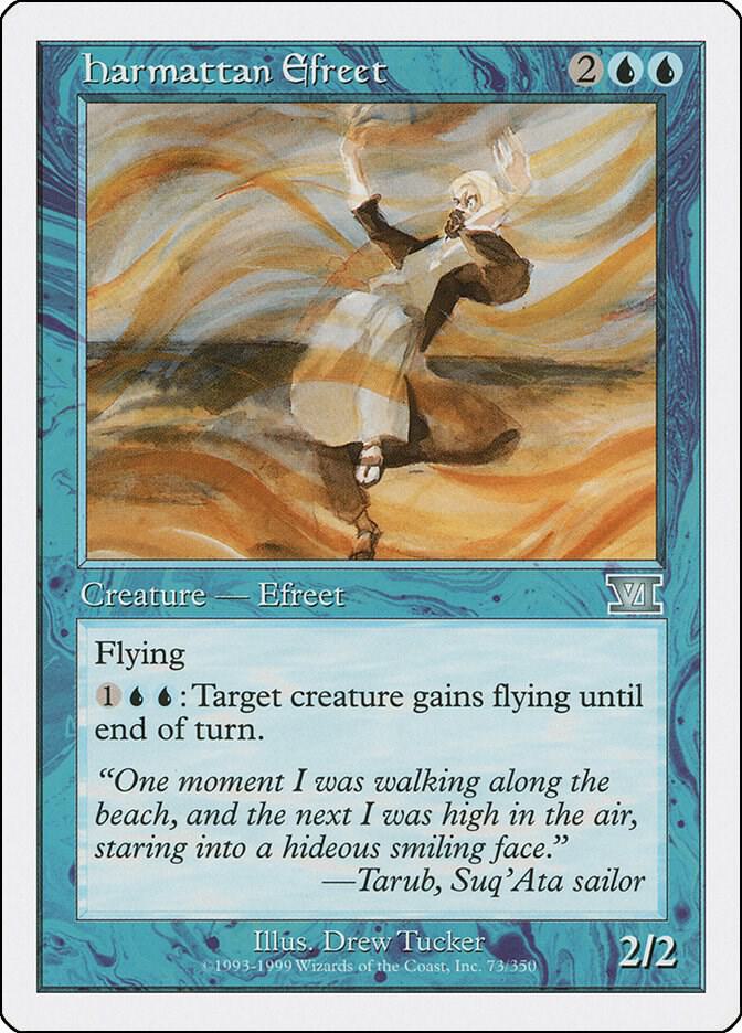 Harmattan Efreet 73 card from Classic Sixth Edition