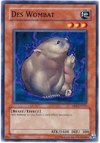 Des Wombat DR3-EN211 card from Dark Revelation Volume 3
