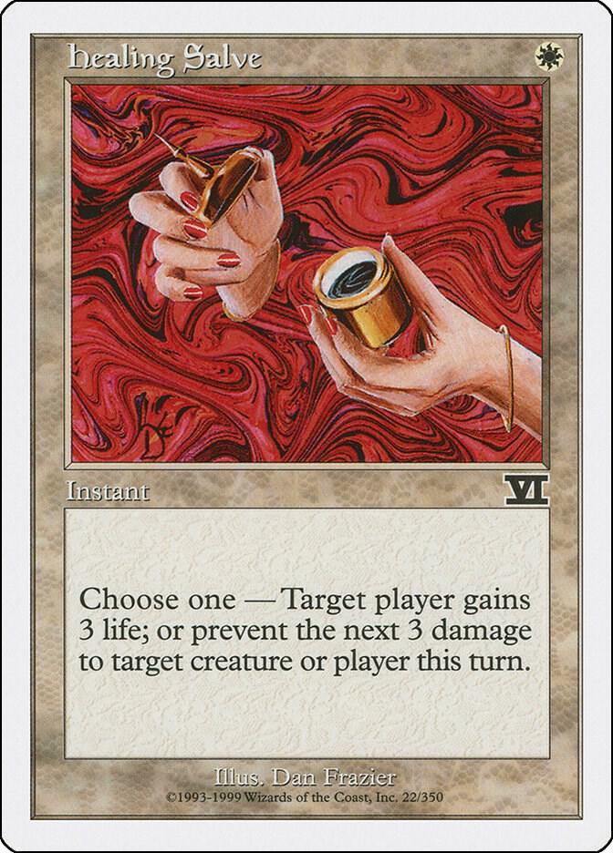 Healing Salve 22 card from Classic Sixth Edition