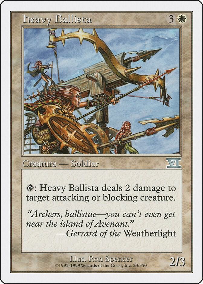 Heavy Ballista 23 card from Classic Sixth Edition