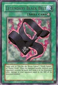 Legendary Black Belt DR3-EN225 card from Dark Revelation Volume 3