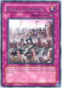Royal Surrender DR3-EN239 card from Dark Revelation Volume 3