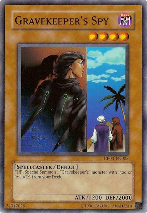Gravekeeper's Spy CP03-EN003 card from Champion Pack 3