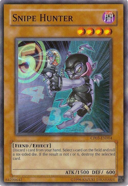 Snipe Hunter CP03-EN004 card from Champion Pack 3