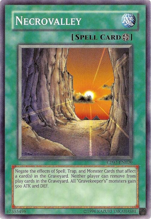 Necrovalley CP03-EN020 card from Champion Pack 3