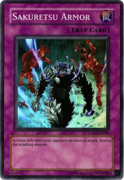 Sakuretsu Armor CP01-EN004 card from Champion Pack 1