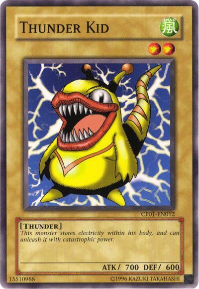 Thunder Kid CP01-EN012 card from Champion Pack 1