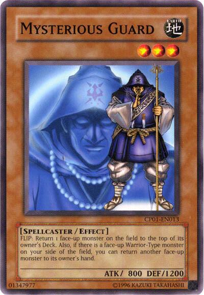 Mysterious Guard CP01-EN013 card from Champion Pack 1