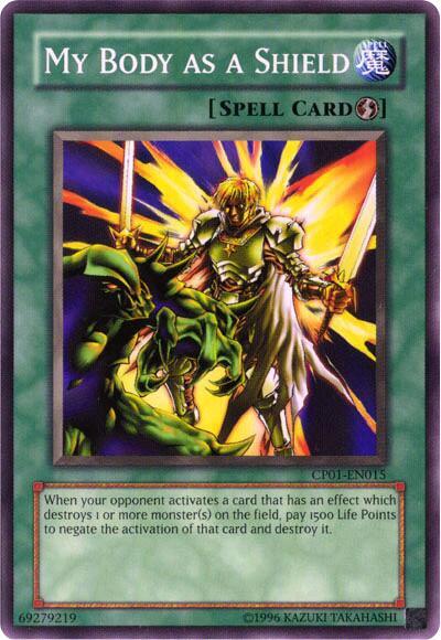 My Body as a Shield CP01-EN015 card from Champion Pack 1